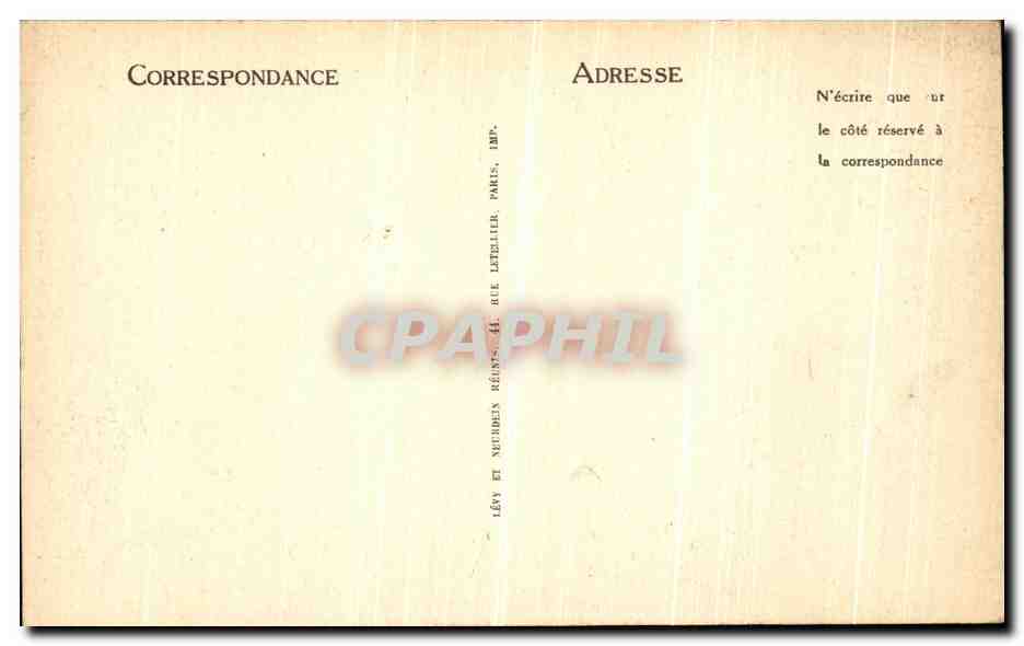 CPA Fernay Voltaire La Chapelle Du Chateau De Voltaire  — Rückseite