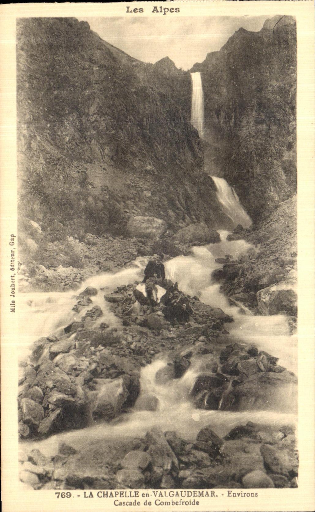 CPA la Chapelle en Valgaudemar Environs Cascade de Combefroide