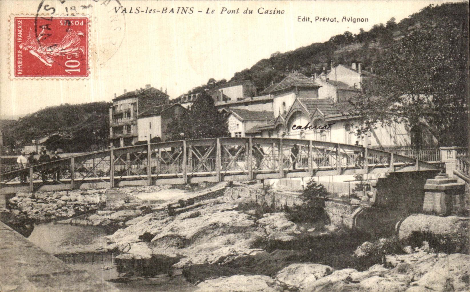 CPA Vals Les Bains Le Pont du Casino 