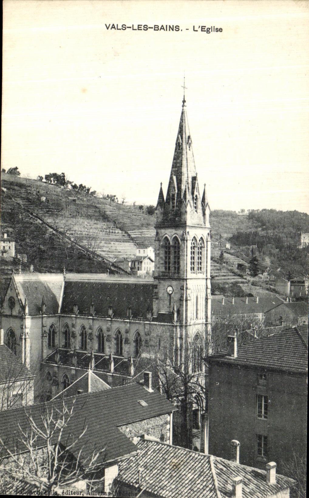 CPA Vals Les Bains L Eglise 