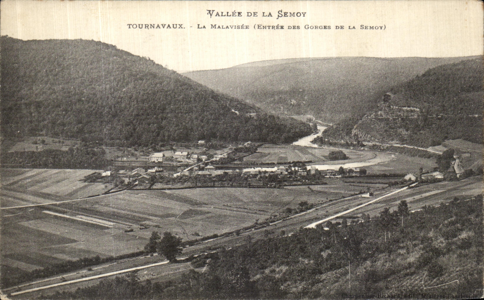 CPA Tournavaux La Malavisee Entree des gorges de la Semoy