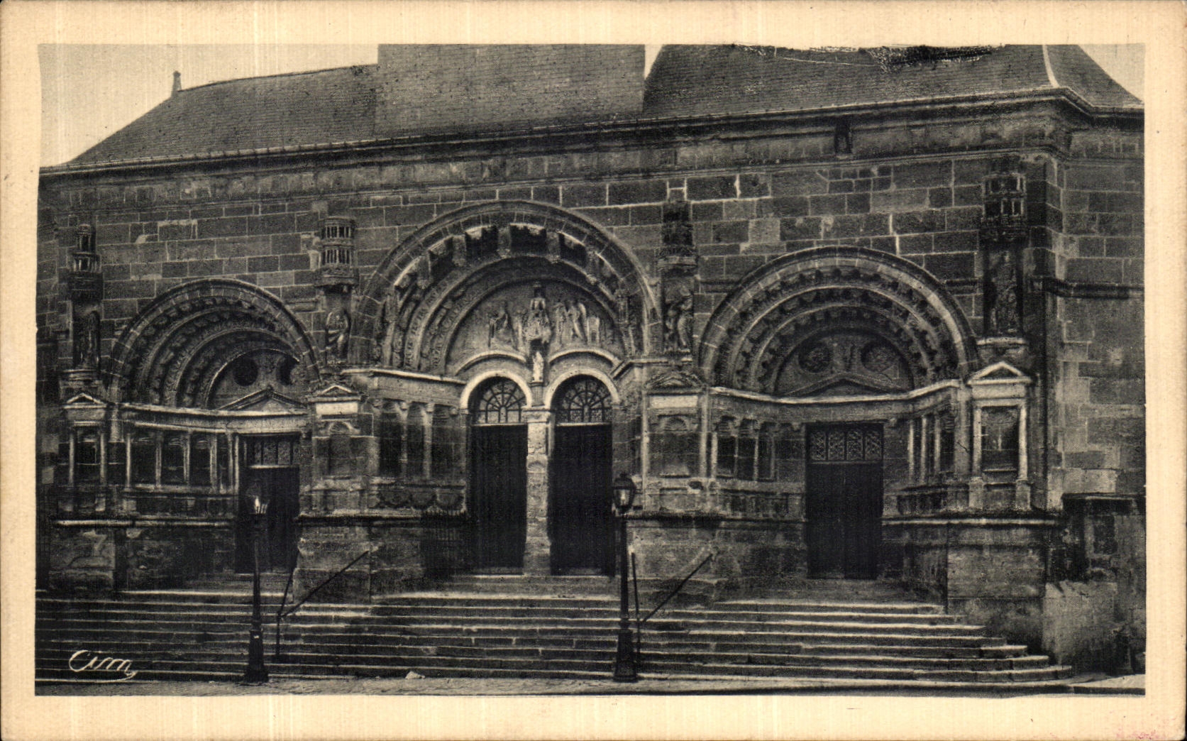 CPA Vouziers Eglise Saint Maurille Le Portail Renaissance