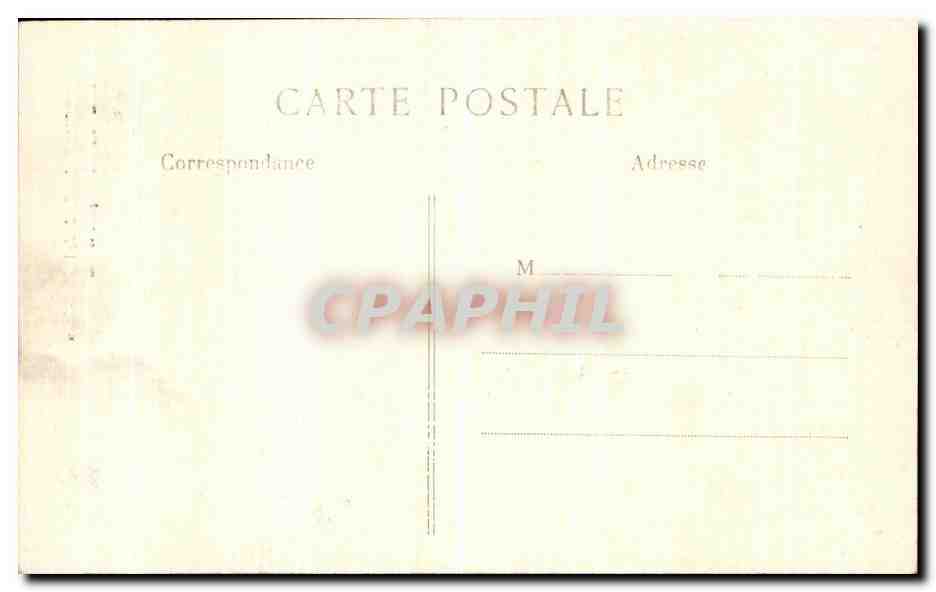 CPA Troyes La Grille de l Hotel Dieu — Back