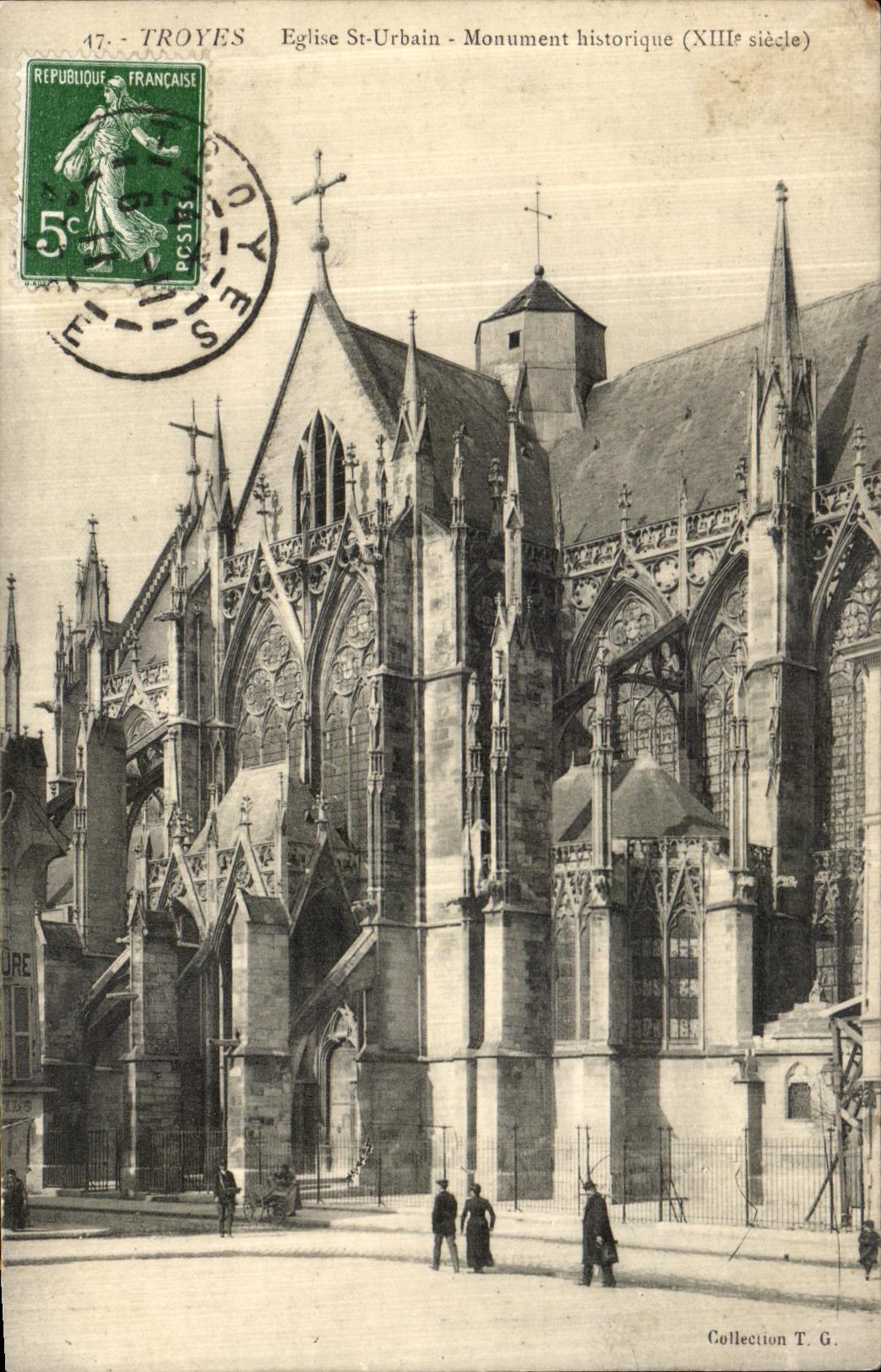 Troyes - Église St-Urbain - Monument historique (XIIIe siècle)