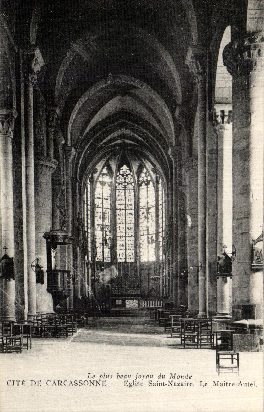 Cité de Carcassonne — Église Saint-Nazaire — Le Maître-Autel