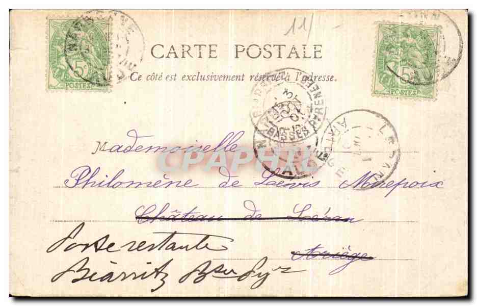 CPA Narbonne Le Cathedrale Saint Just  — Rückseite