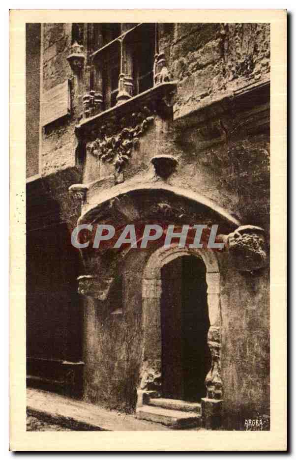 Villefranche-de-Rouergue — Porte et croisée du XIVe siècle — Arts Graphique Toulouse