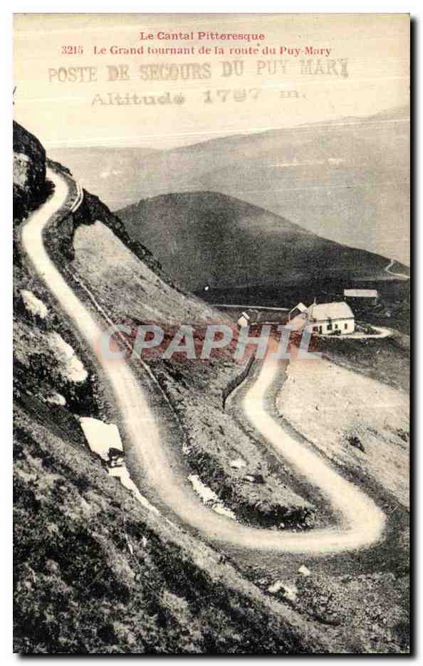 CPA Le Cantal Pitteresque Le Grand tournant de la Route du Puy Mary