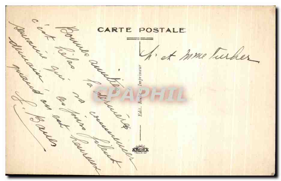 CPA L Auvergne Murat Vieilles maisons Rue du Bon Secours  — Rückseite