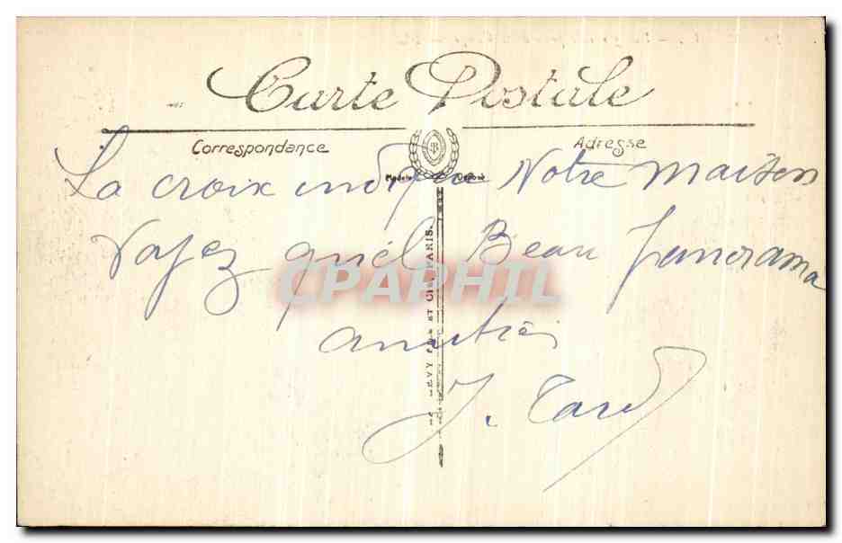 CPA L Auvergne Murat Vue Generale prise de la Vierge — Rückseite
