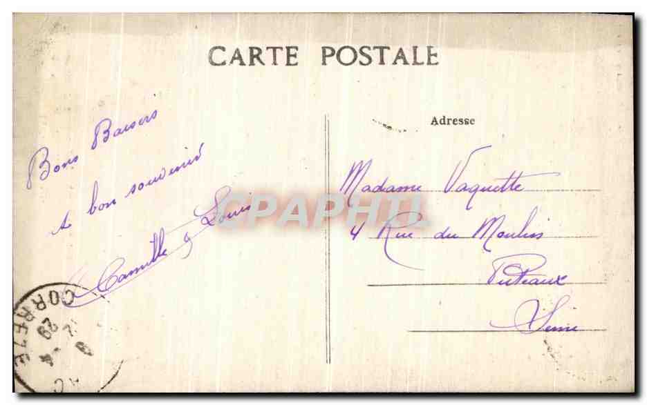 Sernac — Cascades de la Drièr — La Corrèze Illustrée — Verso