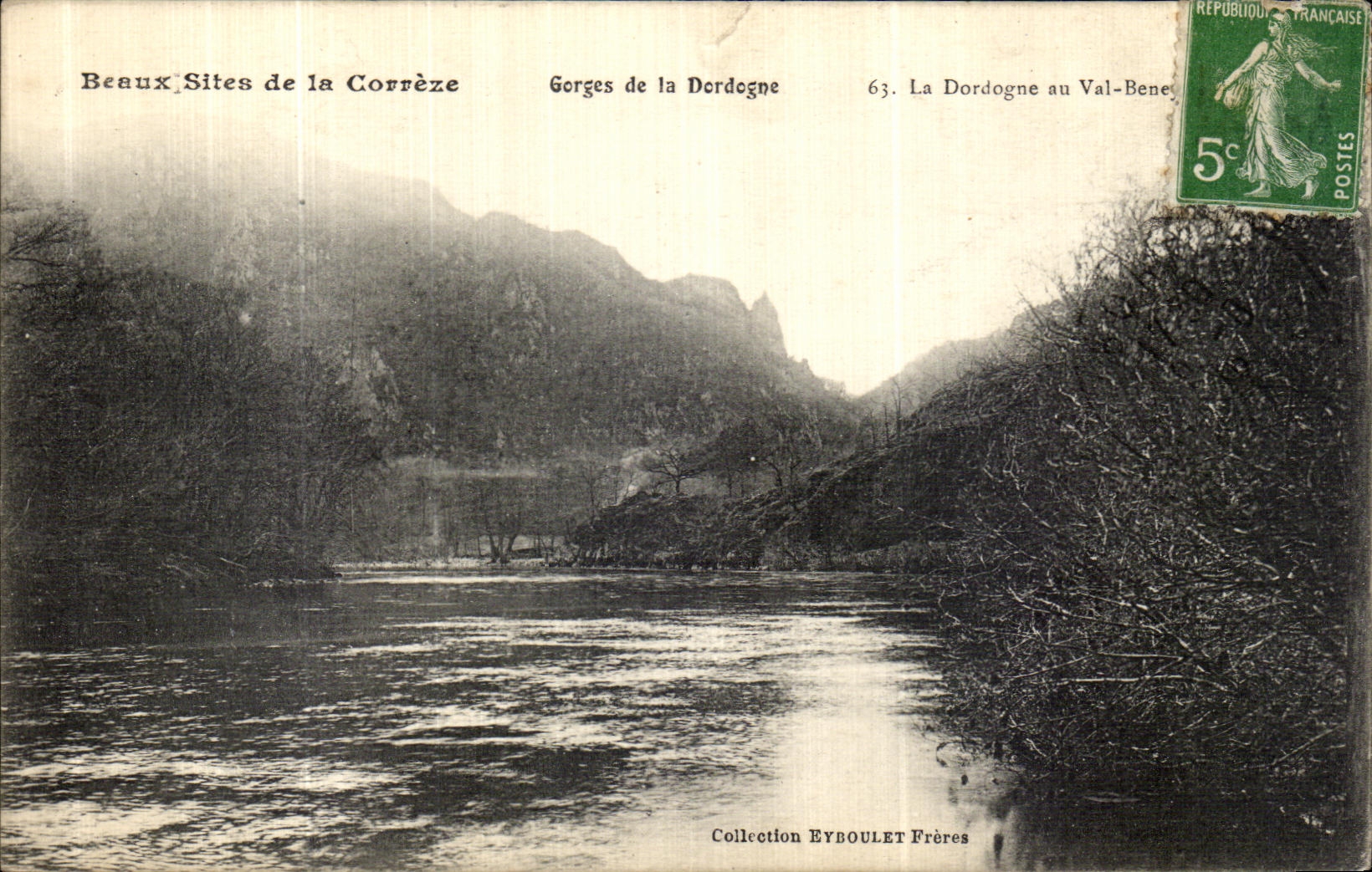 CPA Beaux Sites de la Gorges de la Dordogne au val Bene