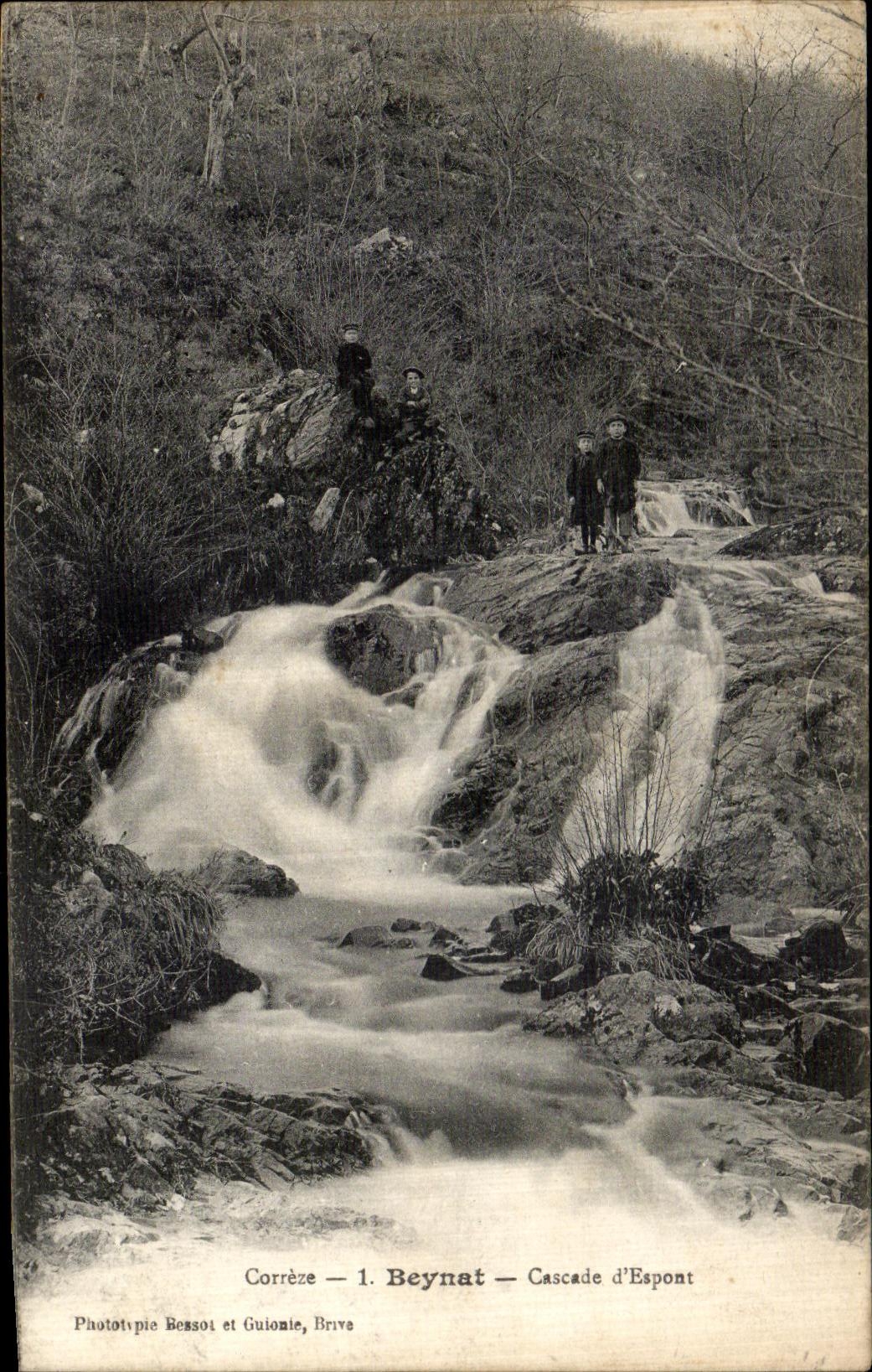 CPA Beynat Cascade d Espont