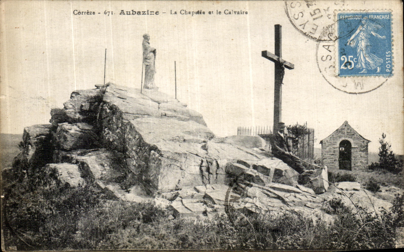 Aubazine - La Chapelle et le Calvaire — Côte de la Corrèze, n°671