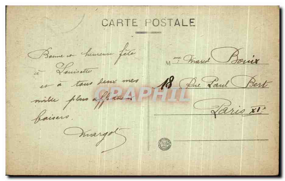 Aubazine - La Chapelle et le Calvaire — Côte de la Corrèze, n°671 — Verso