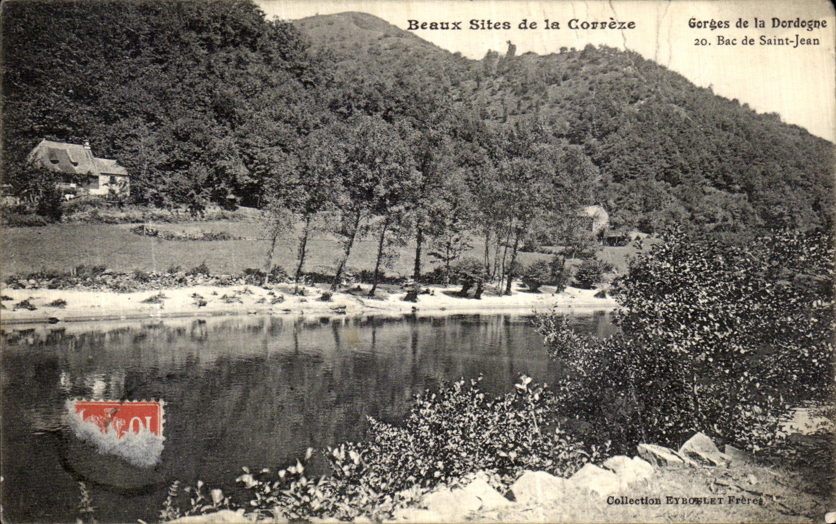 Gorges de la Dordogne — Bac de Saint-Jean — Collection Eyboulet Frères