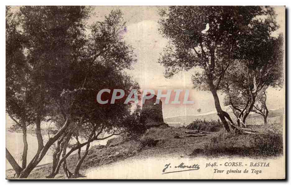 CPA Bastia Tour genoise de Toga Corse