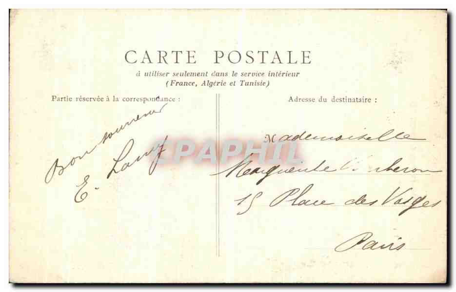 CPA La Brenne au Pont des Launes Lavandiere — Rückseite