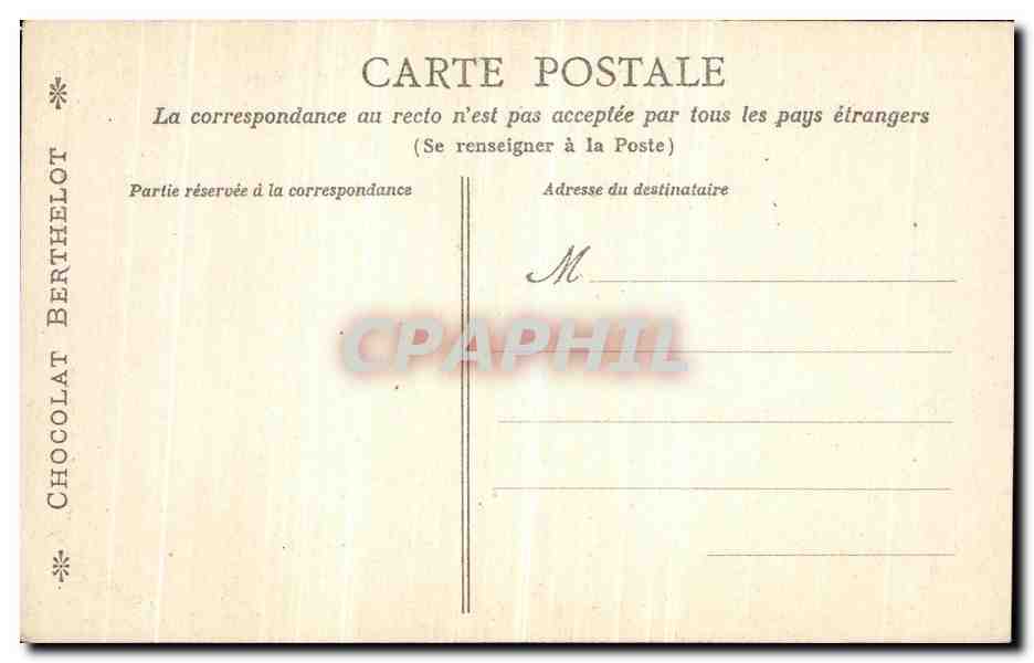 CPA Nantes Le Monument des Combattants — Rückseite