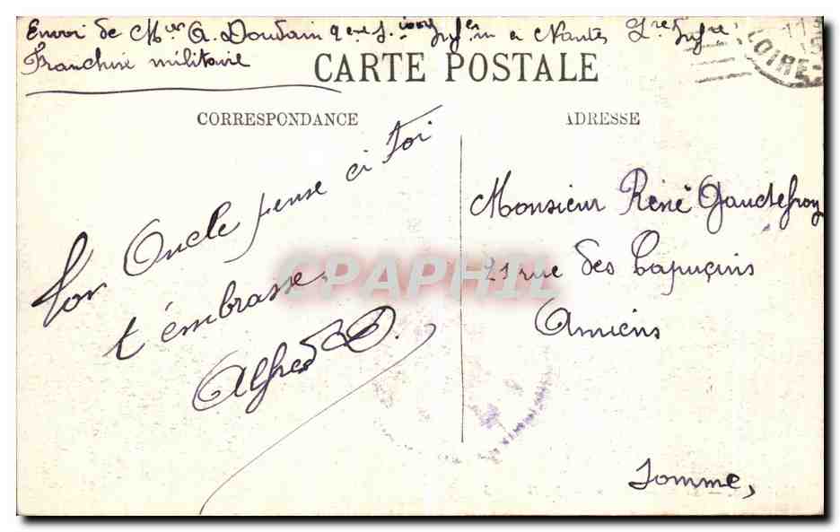 CPA Nantes Le Musee Doeree — Verso