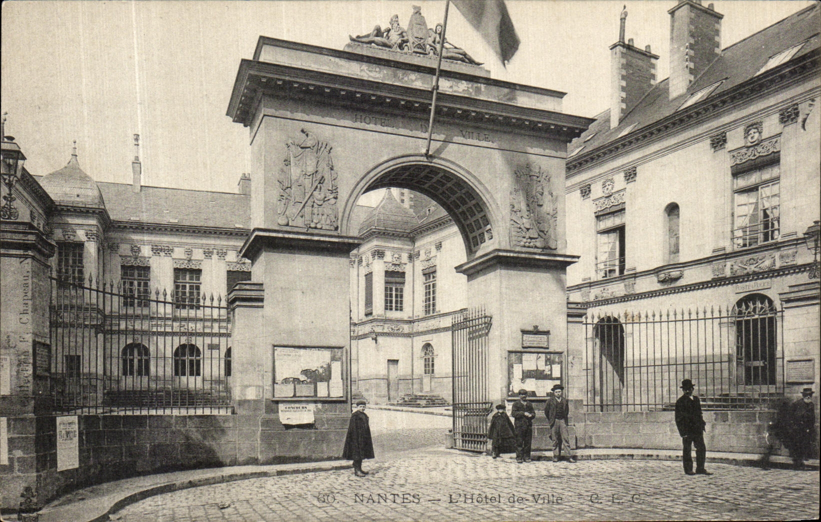 CPA Nantes L Hotel de Ville