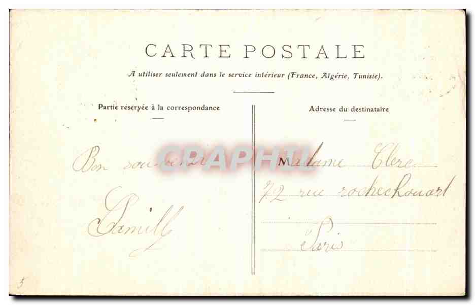 CPA Nantes Le Cours St Pierre L Abside de la Cathedrale — Verso