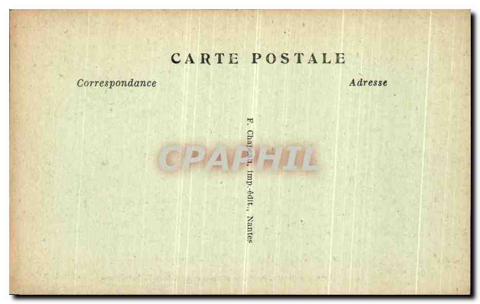 CPA Nantes Tombeau du General Lamoriciere dans la Cathedrale — Rückseite