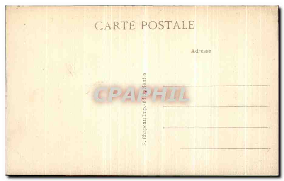 CPA Nantes Musee Dobree Le Patais des  — Verso