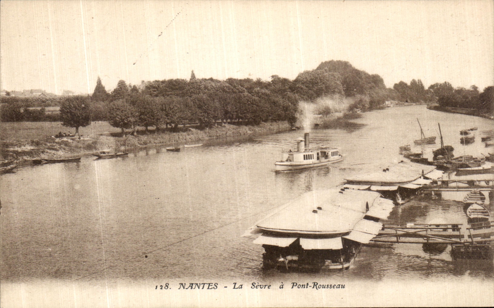 CPA Nantes La Sevre a Pont Rousseau