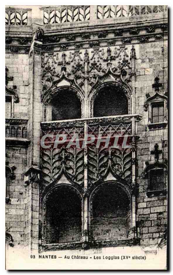CPA Nantes Au Chateau Les Loggias