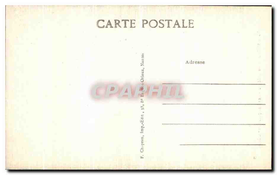 CPA Nantes Au Chateau Les Loggias — Verso
