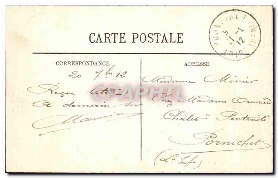 CPA Nantes Le Chateau Les Trois Tours — Verso