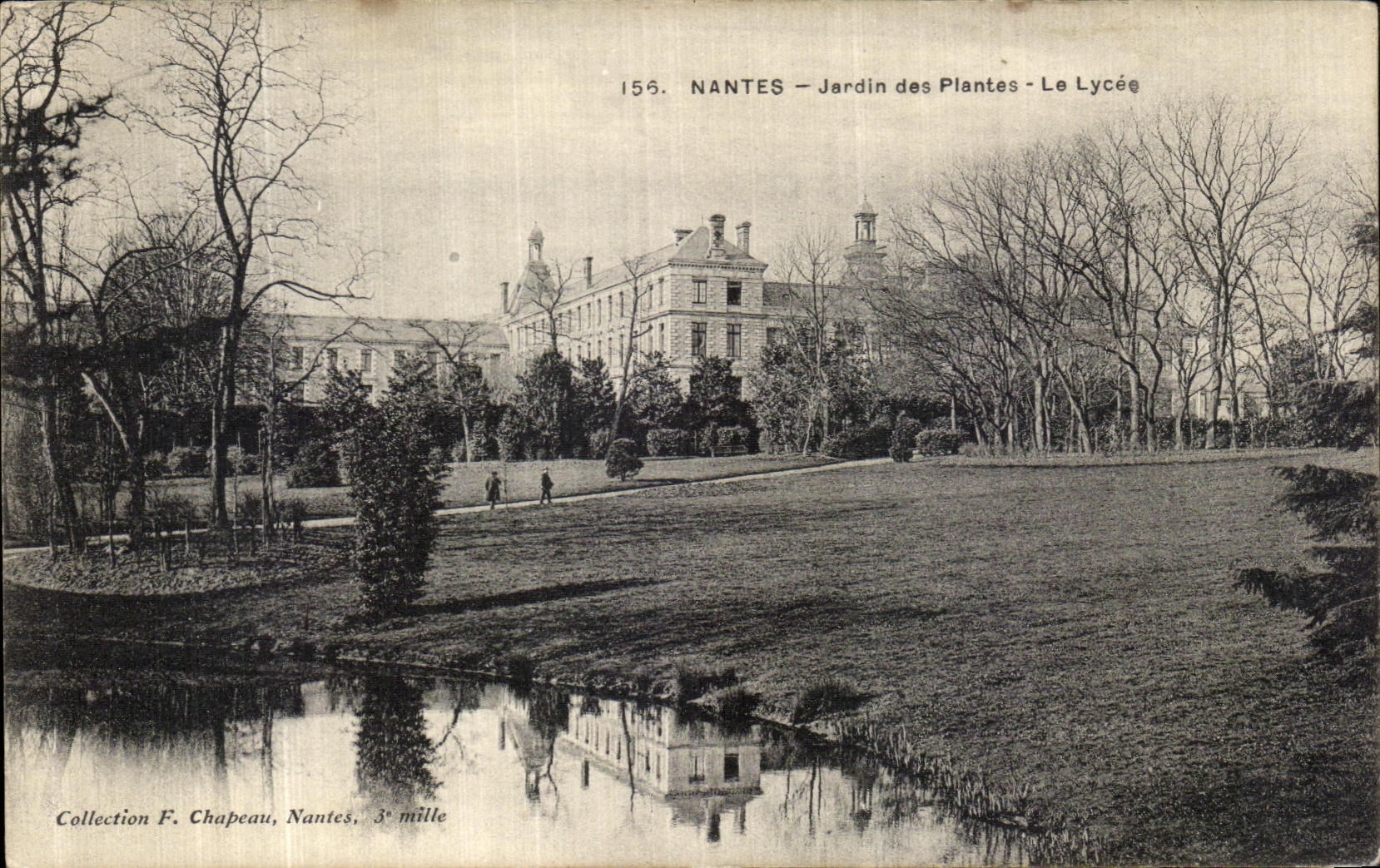 CPA Nantes Jardin des Plantes Le Lycee