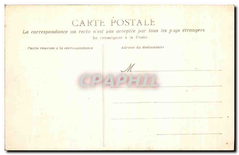 CPA Nantes Le chateau entree principale — Rückseite