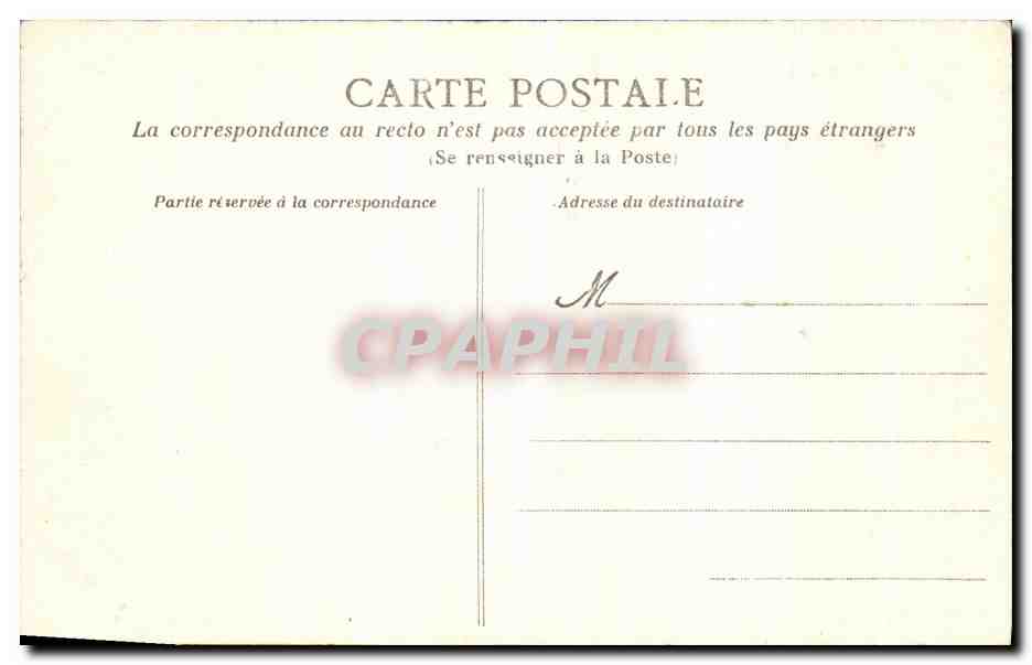 CPA Nantes Le lycee — Verso