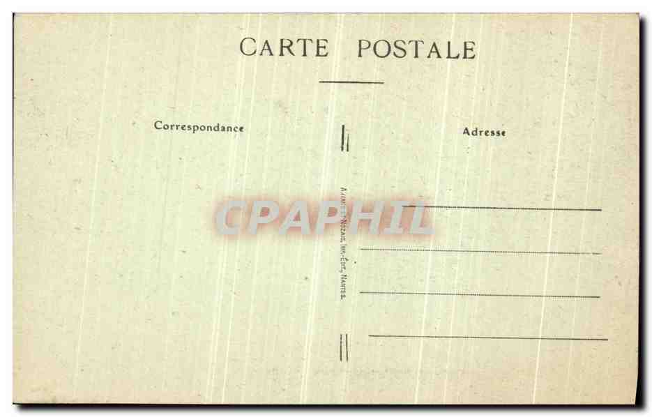 CPA Nantes Vue Generale et Entree du Port — Verso
