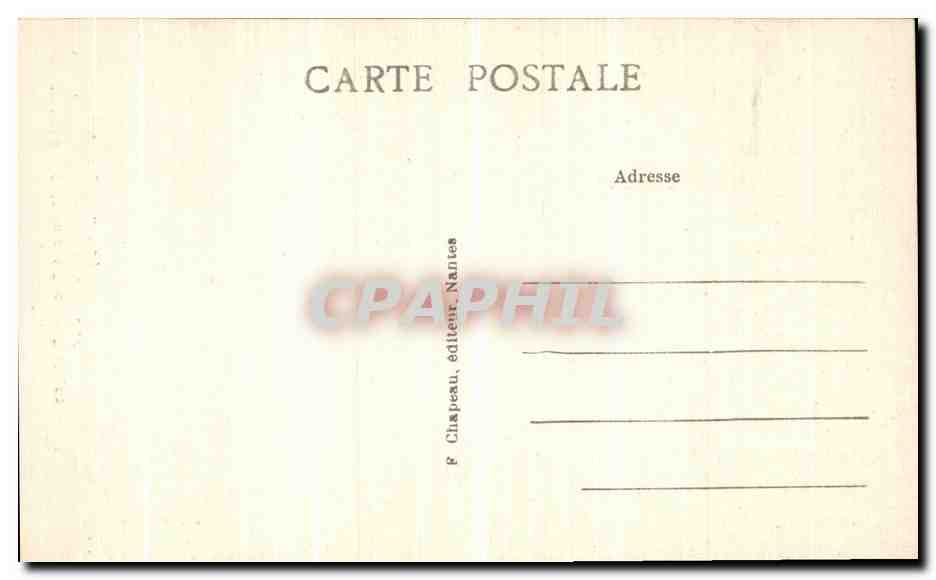 CPA Nantes Chateau des Ducs de Bretagne Le Pults et la Tour de la couronne d or — Verso