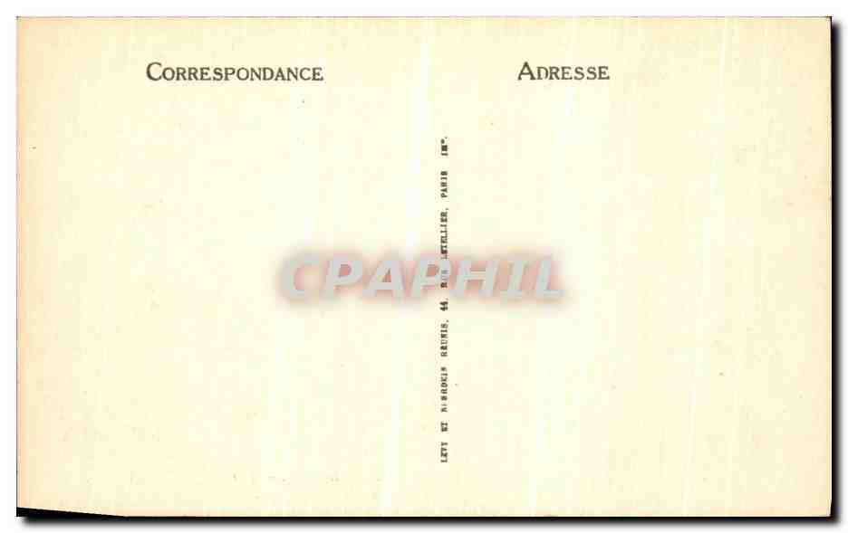 CPA Nantes Grand Portail de la Cathedrale — Rückseite