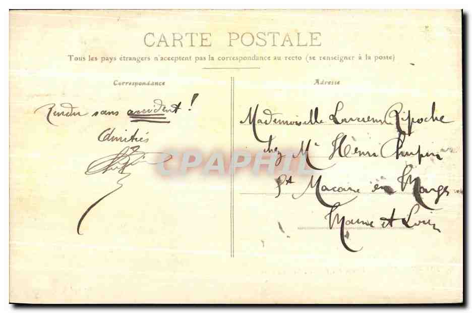 CPA Nantes Jardin des Plantes Vue Generale — Verso