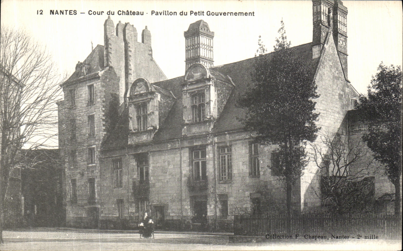 CPA Nantes Cour du Chateau Pavillon du petit gouvernement