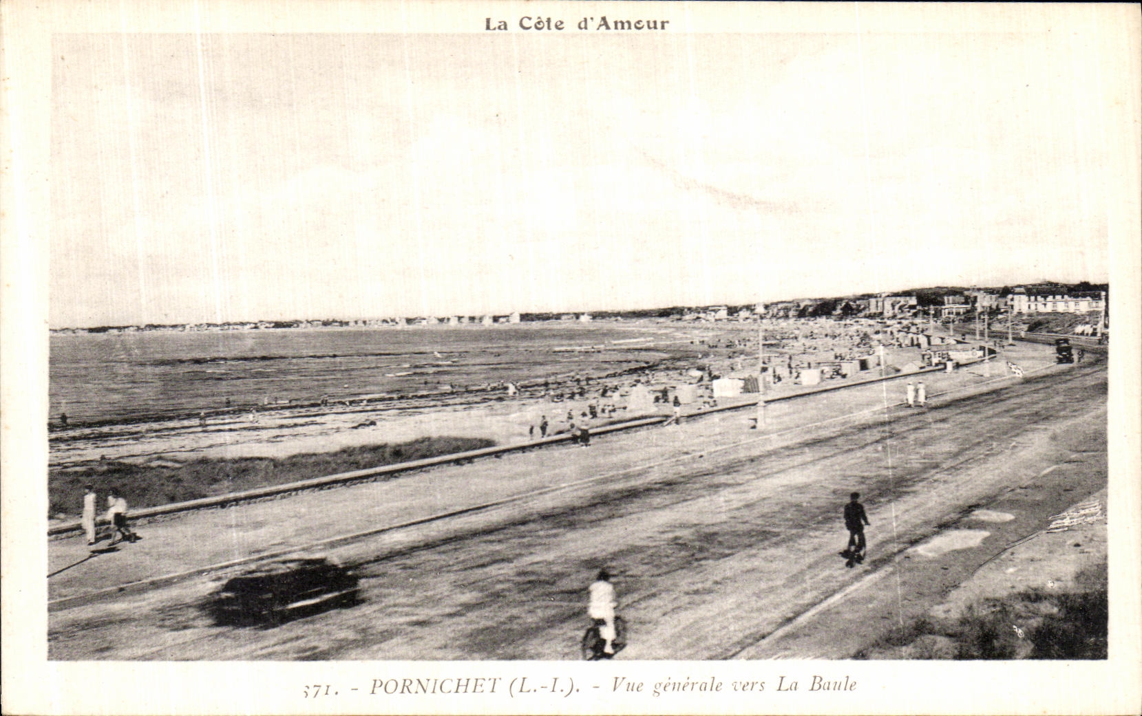 CPA Pornichet Vue Generale vers La Baule