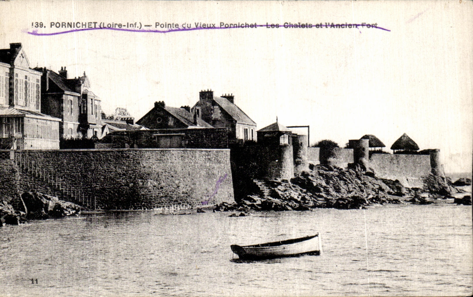 CPA Pornichet Pointe cu Vieux Pornichet Les chalets de l ancien fort