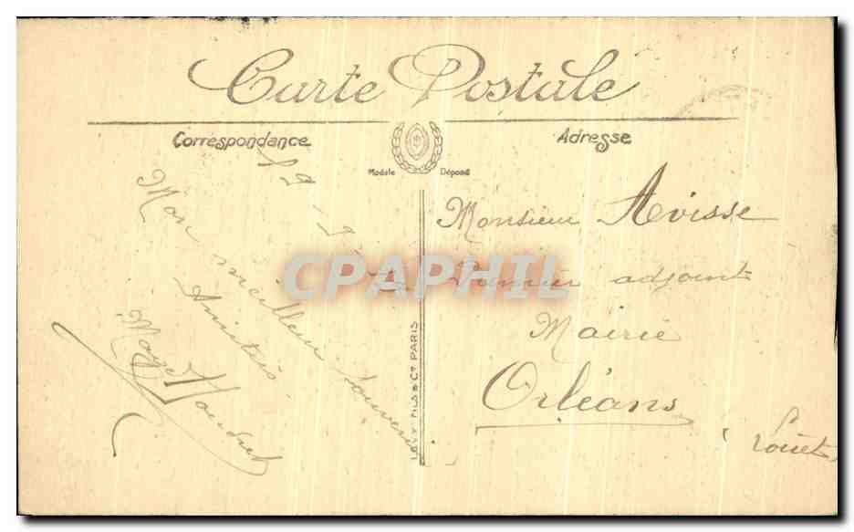 CPA Pornichet Sainte Marguerile Les Rochers Vers Le Phare de Sainte Marc  — Rückseite