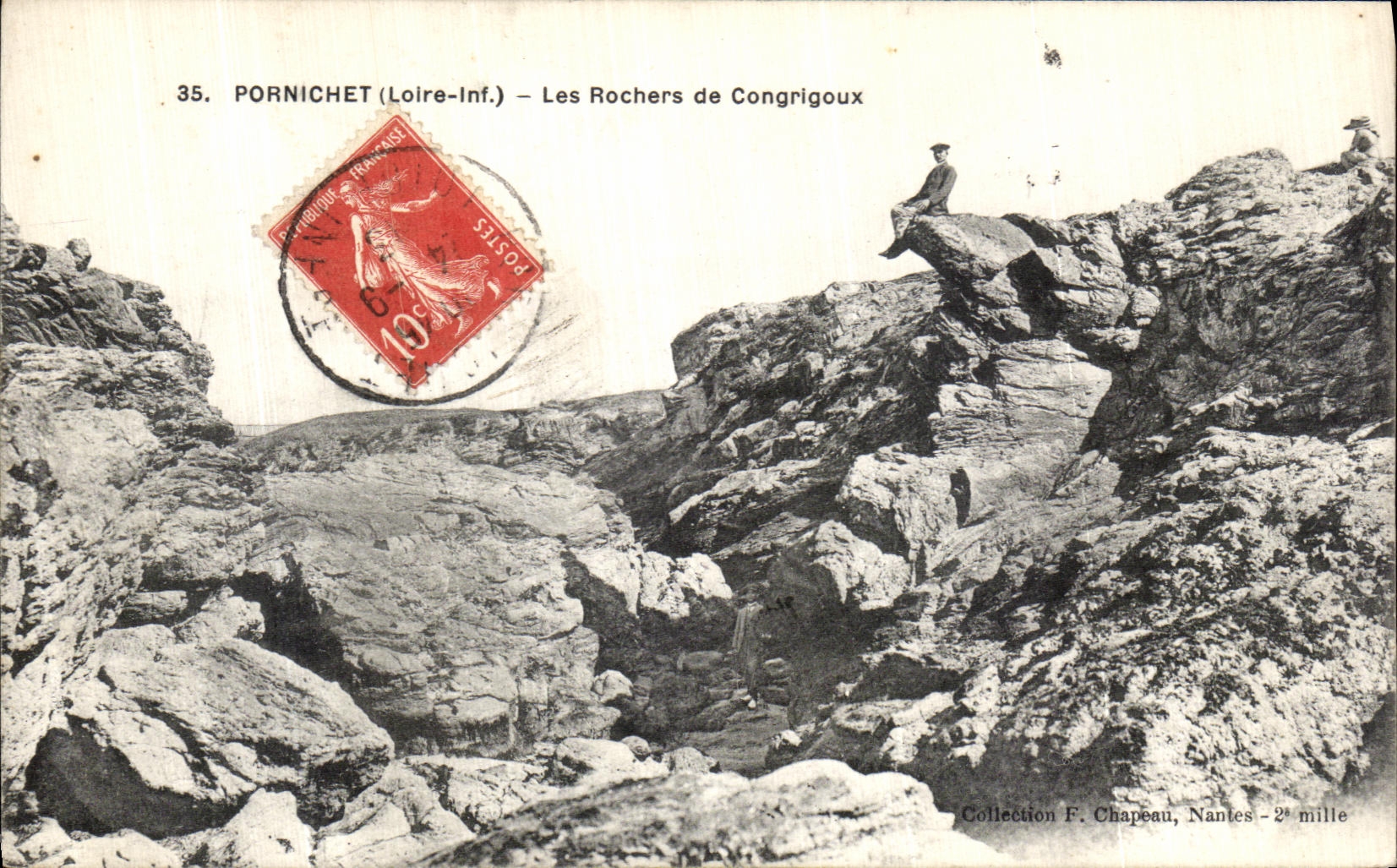 CPA Pornichet Les Rochers de Congrigoux 