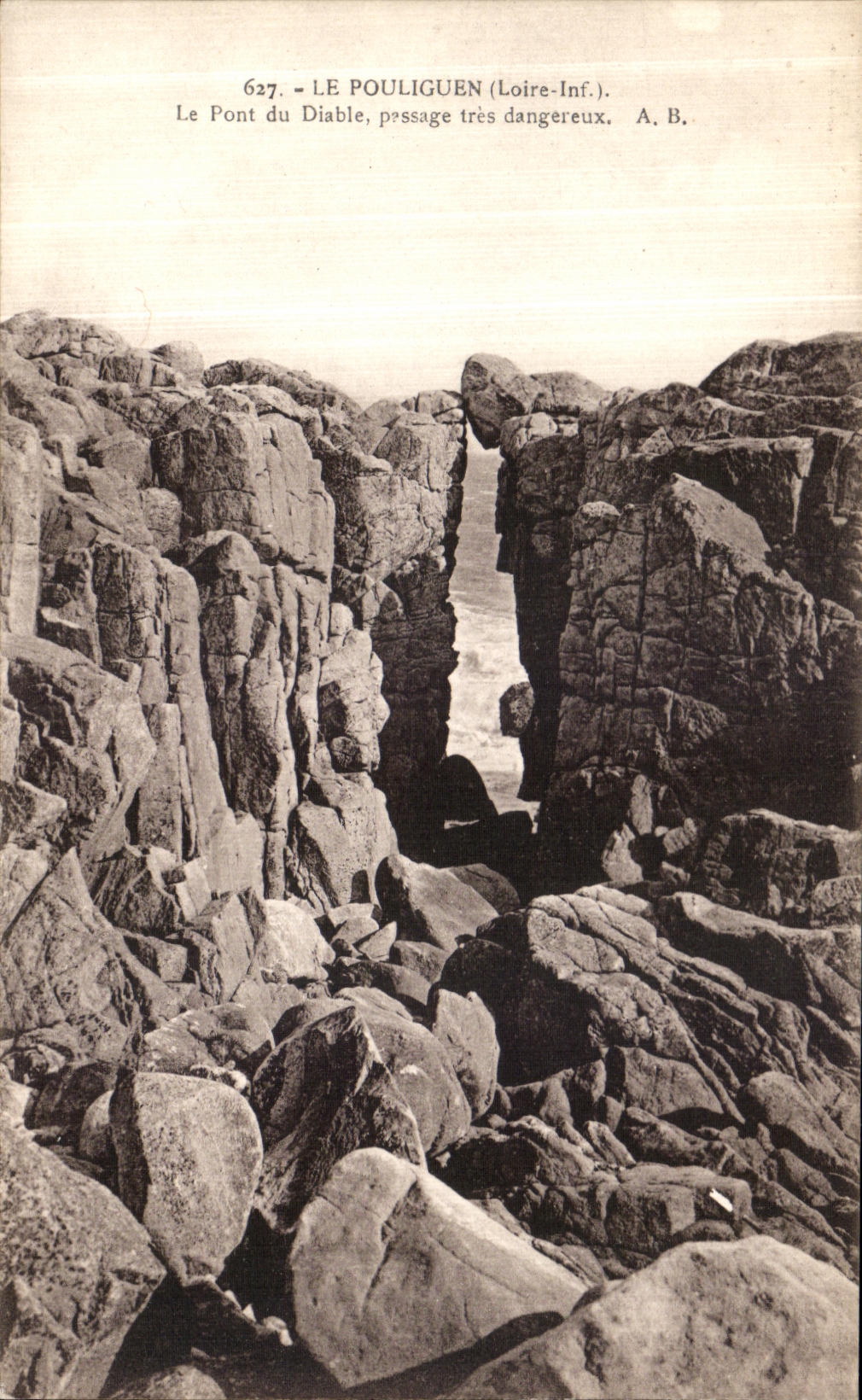 Le Pont du Diable - Pouliguen (Loire-Inf.) — A. B. — n°627