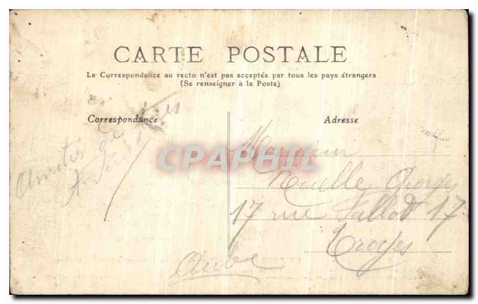 CPA Le Pouliguen Pierre Percee a Quarte Milles de la Cote  — Rückseite