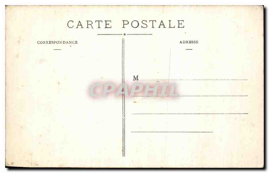 CPA Le Pouliguen Roche Percee Sur la Grande Cote  — Rückseite