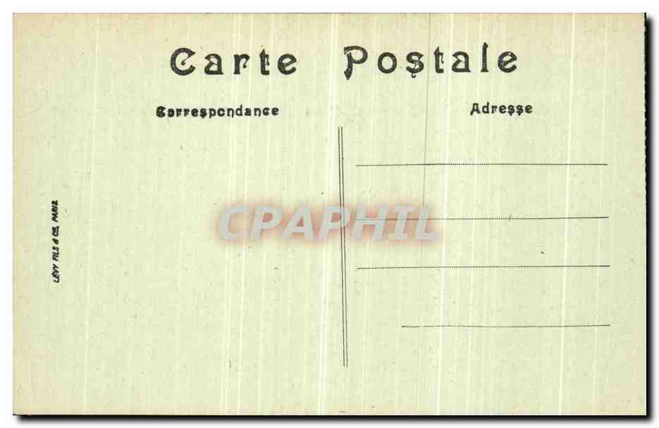 CPA Le Pouliguen La Tour Rouge  — Rückseite