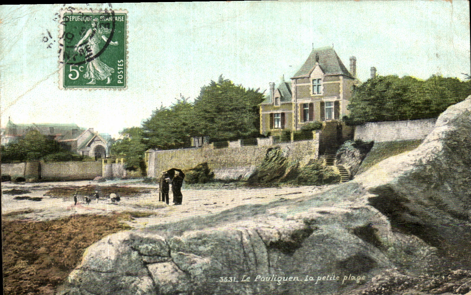 CPA Le Pouliguen La Petite Plage 