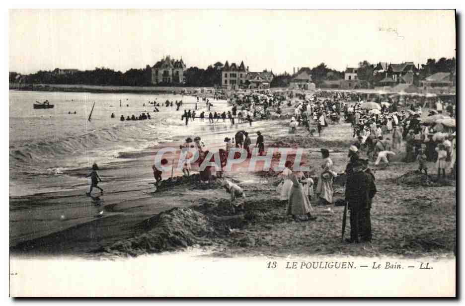 CPA Le Pouliguen Le Bain 